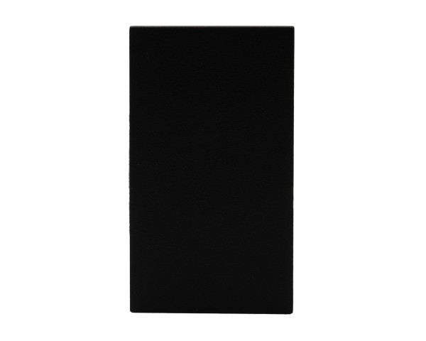 Deko-Light Profil Endkappe, PLANO MS Endkappe hoch Aufbau schwarz, Aluminium, Schwarz