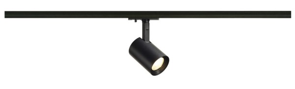 DEBASTO, Spot für Hochvolt-Stromschiene 1Phasen, LED, 3000K, schwarz, 8W, inkl. 1Phasen-Adapter